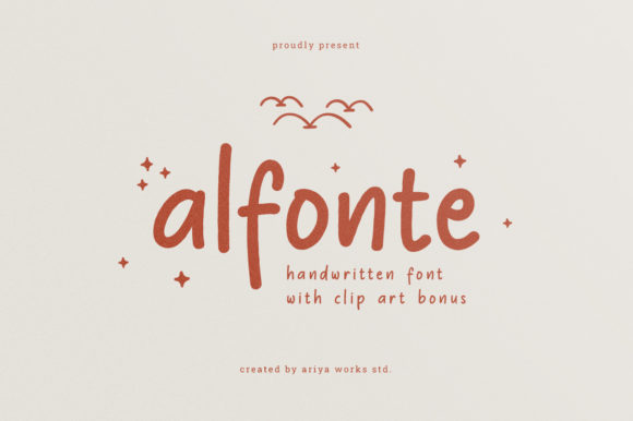 Alfonte: The Handwritten Script Font with Real Personality