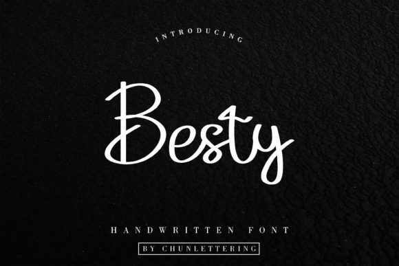 Besty: A Script Font for Elegant and Delicate Designs