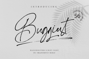 Buggiest: A Bold Script Font for Modern Designers