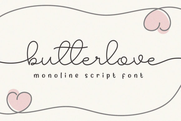 Butterlove: Crafting an Elegant Brand with a Vintage Script Font