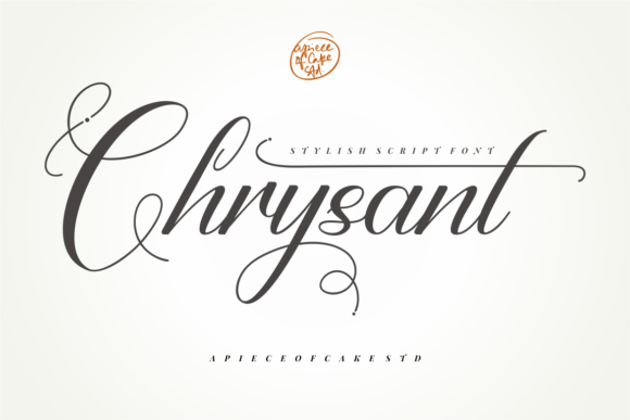 Chrysant: A Magical Script Font for Elegant Design