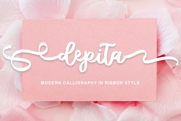 Depita: The Quirky Ribbon Script for Modern Brands
