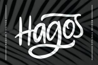 Hagos: A Modern Calligraphy Script for Elevated Design