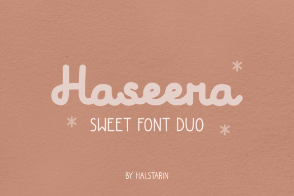 Haseera: The Sweet Font Duo for Modern Creatives