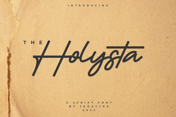 Holysta: A Delicate Script for Modern, Elegant Design