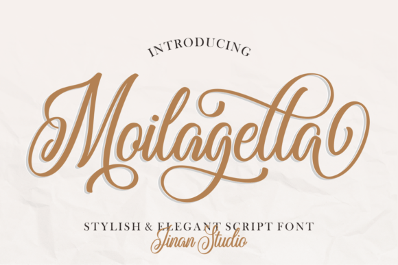 Moilagella: A Modern Script for Romantic Branding