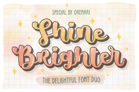 Shine Brighter: A Font Duo for Friendly Branding