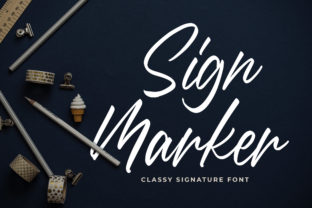 Sign Marker: A Sweet Script Font for Authentic Branding