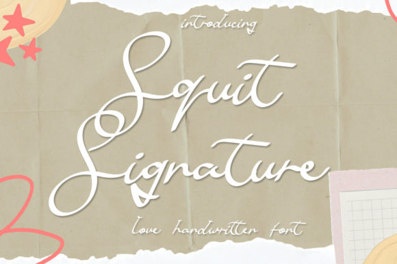 Squit Signature: Crafting Elegance with a Graceful Script Font
