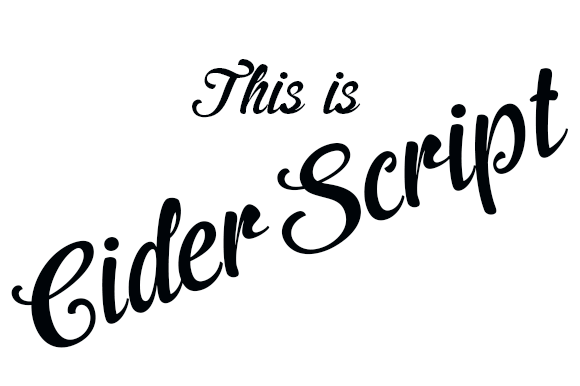 The Warm, Inviting Flow of the Cider Typeface