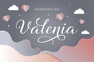 Valenia: Crafting Elegance with a Playful Hand-Lettered Script