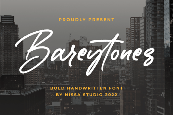 Why Bareytones is the Modern Brush Font Your Toolkit Needs